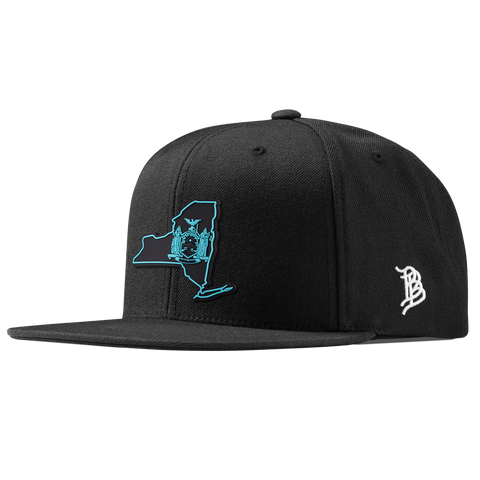 New York Turquoise Classic Snapback Black