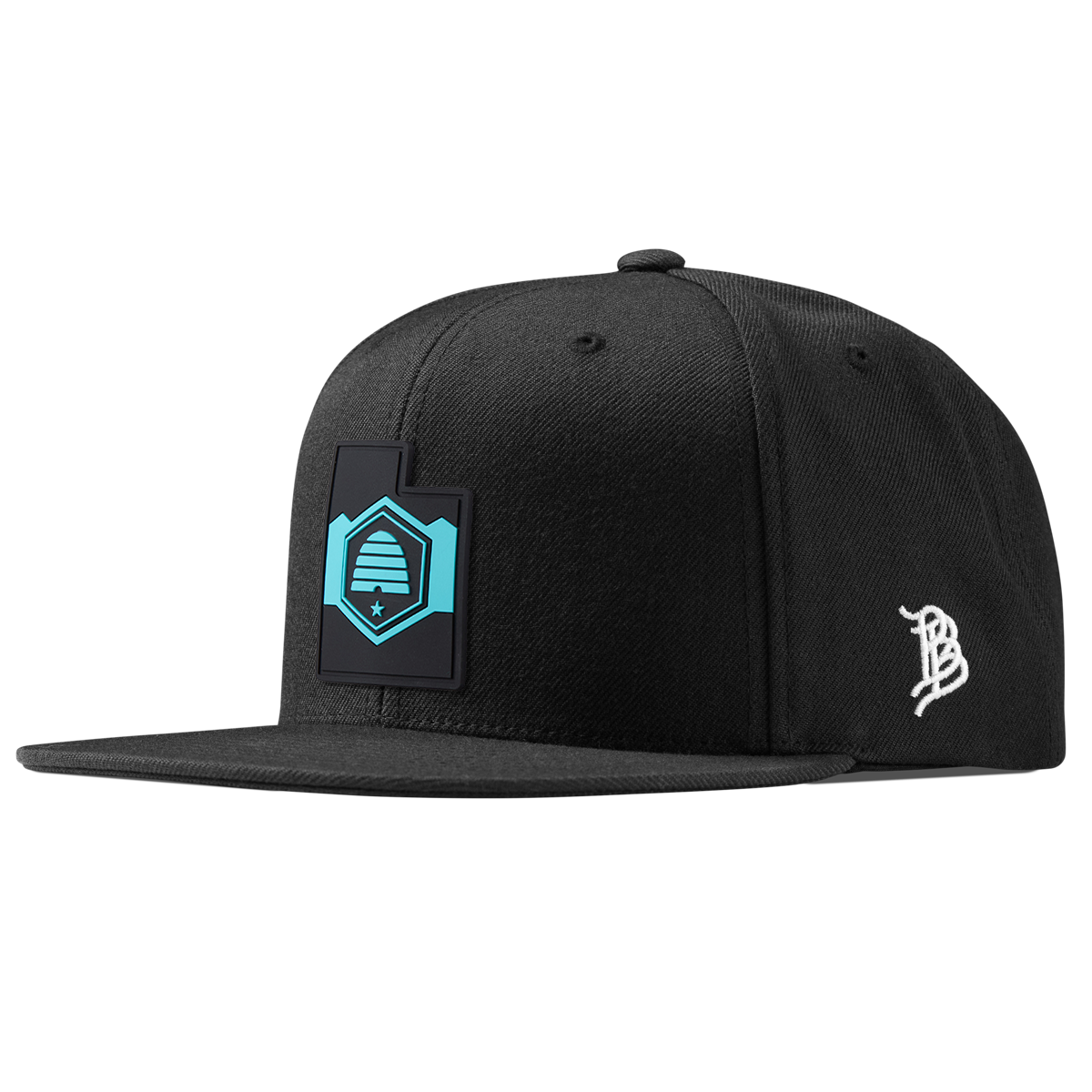 Utah Turquoise Classic Snapback Black