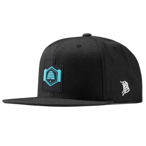 Utah Turquoise Classic Snapback Black