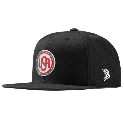 USA Icon Essential Flat Snapback