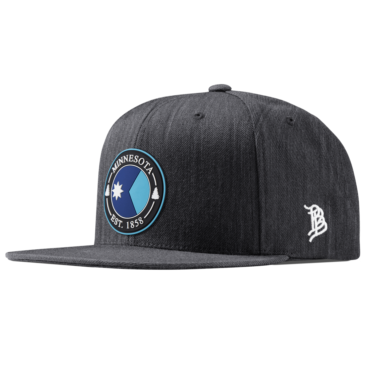 Minnesota Compass Classic Snapback Charcoal