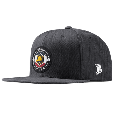 Utah Compass Classic Snapback Charcoal