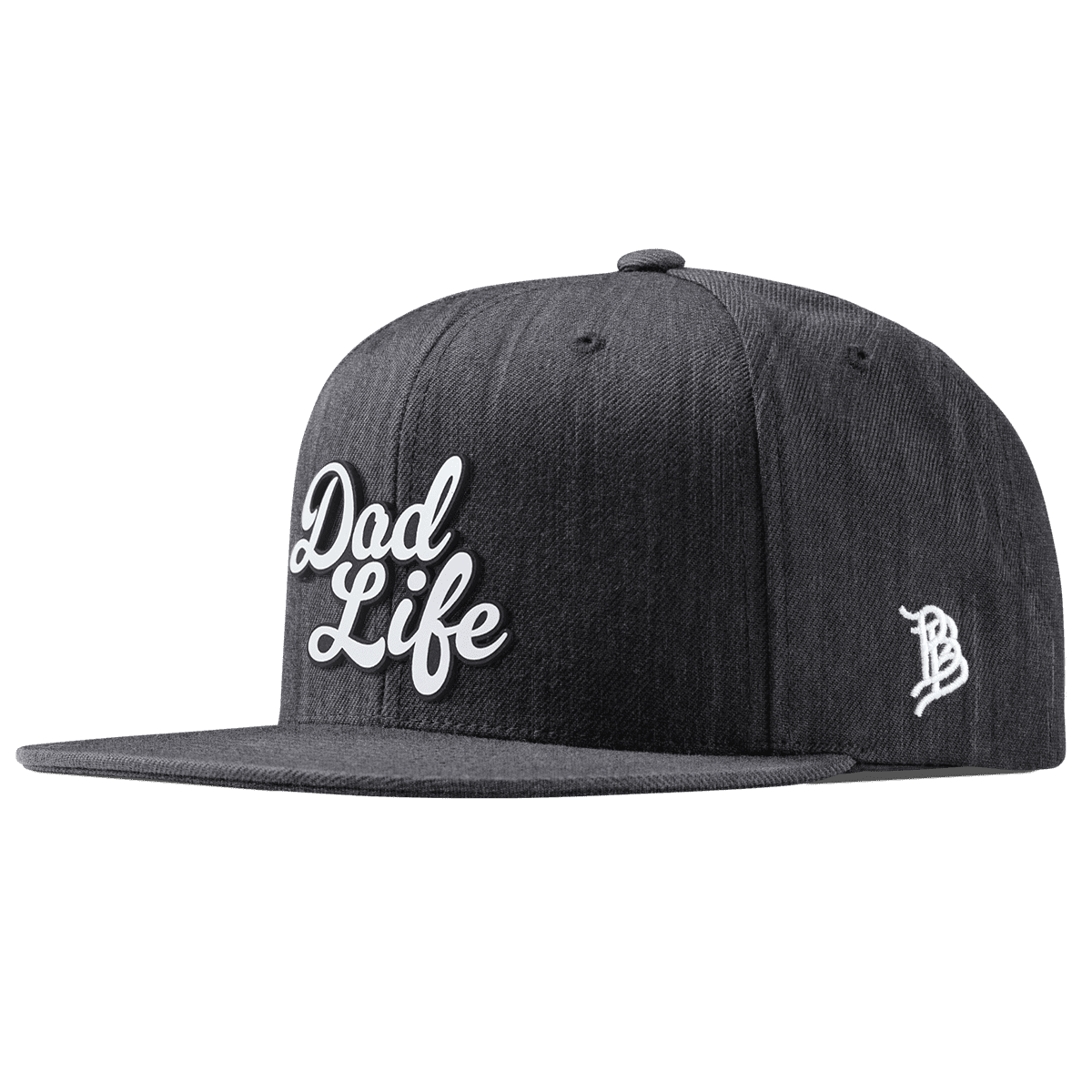 Dad Life Script Classic Snapback Charcoal