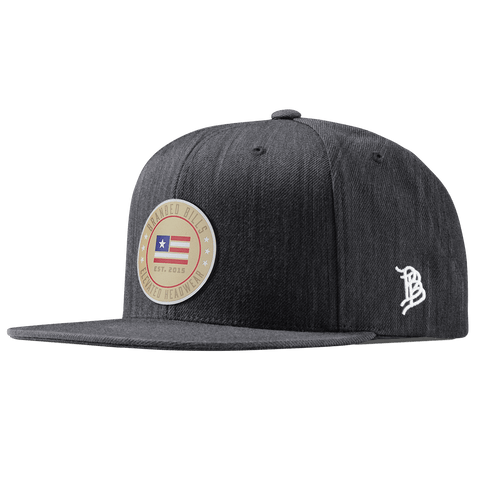 Elevated American Tan Classic Snapback  Charcoal 