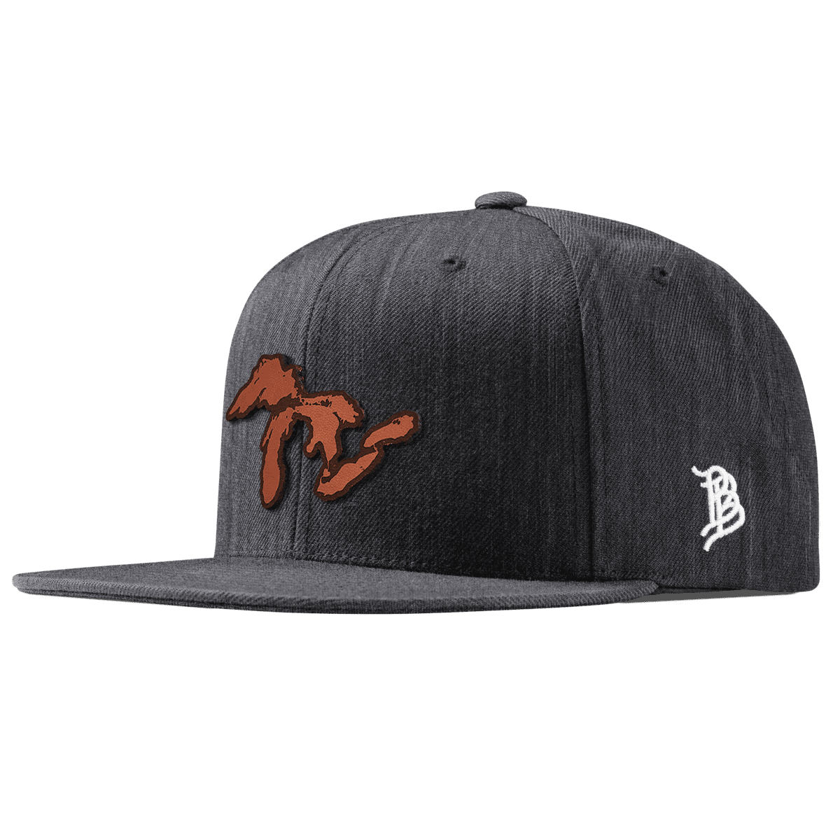 The Great Lakes Classic Snapback Charcoal