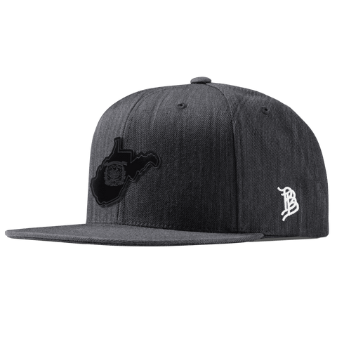 West Virginia 35 Midnight Classic Snapback Charcoal