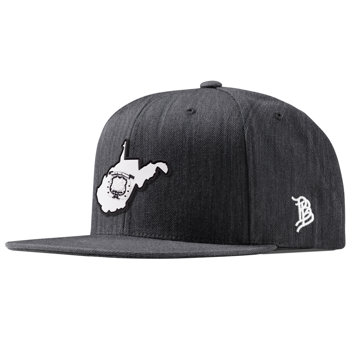 West Virginia Moonlight Classic Snapback Charcoal