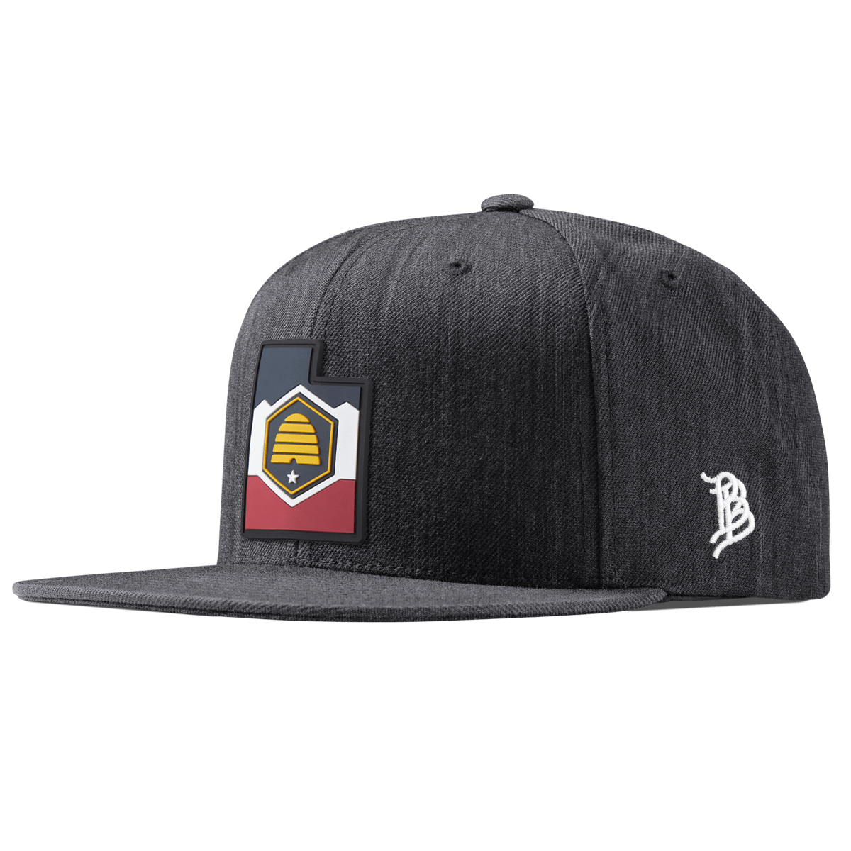 Utah 45 PVC Classic Snapback Charcoal