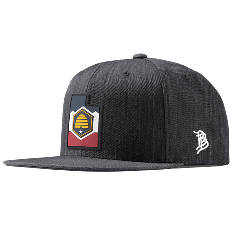 Utah 45 PVC Classic Snapback Charcoal