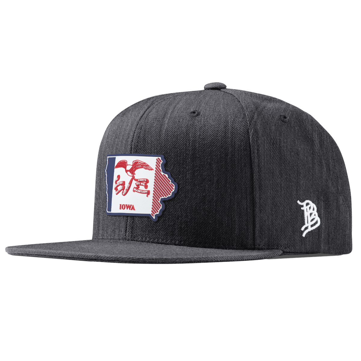 Iowa Patriot Series Classic Snapback Charcoal