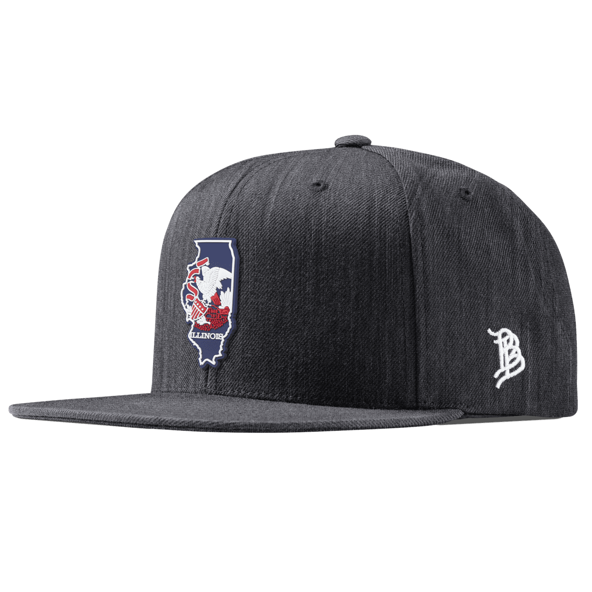 Illinois Patriot Series Classic Snapback Charcoal