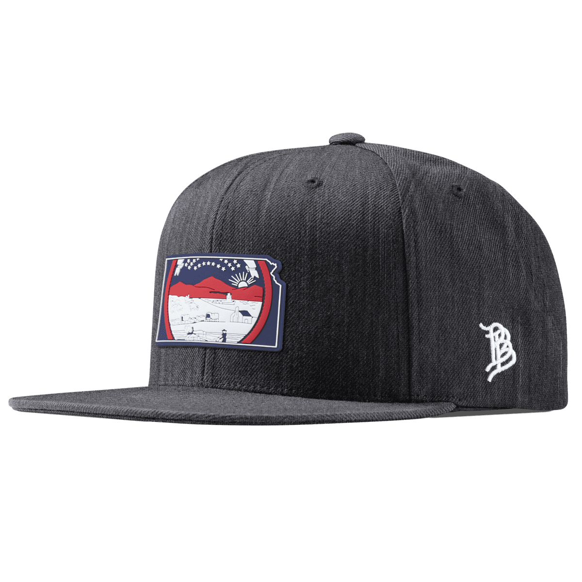 Kansas Patriot Series Classic Snapback Charcoal