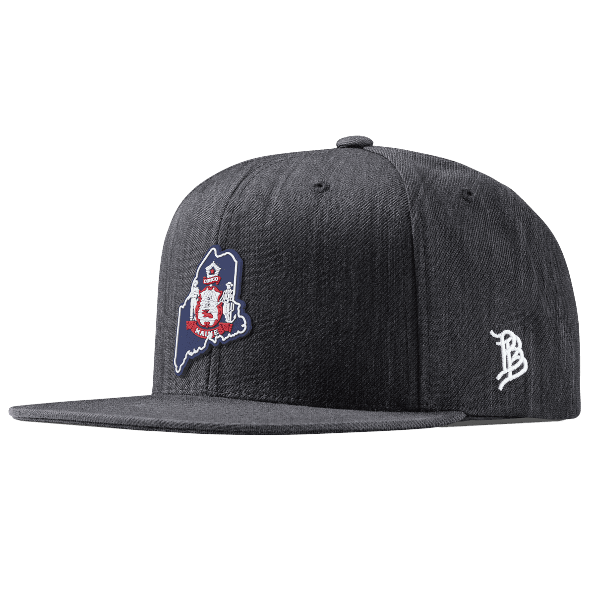 Maine Patriot Series Classic Snapback Charcoal