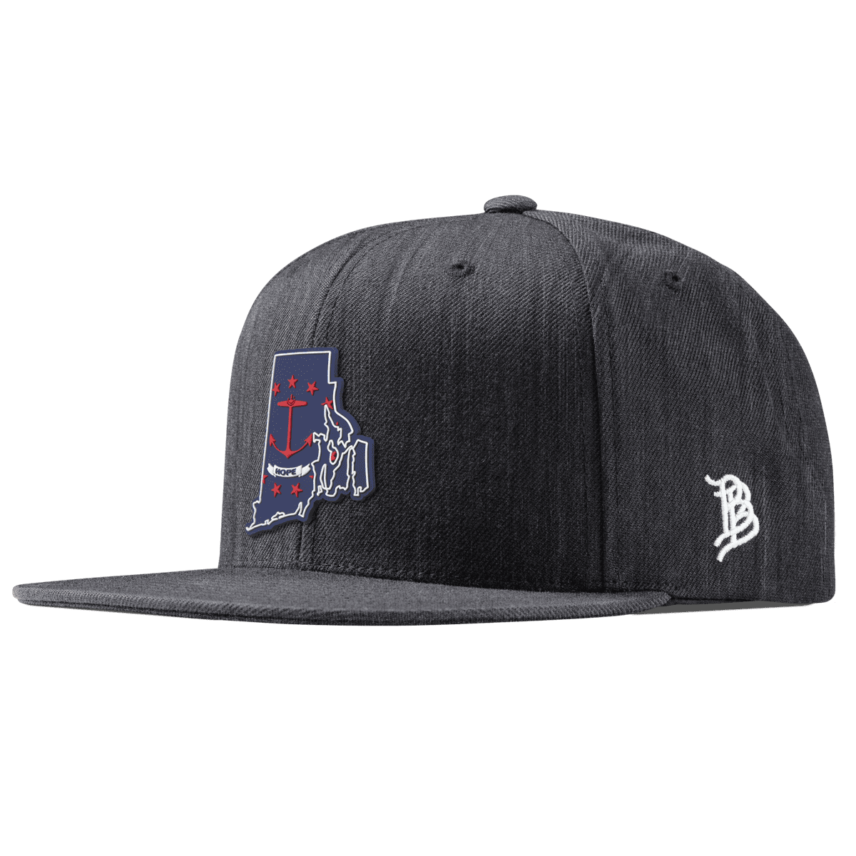 Rhode Island Patriot Series Classic Snapback Charcoal