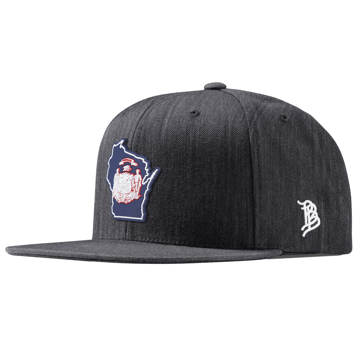 Wisconsin Patriot Series Classic Snapback Charcoal