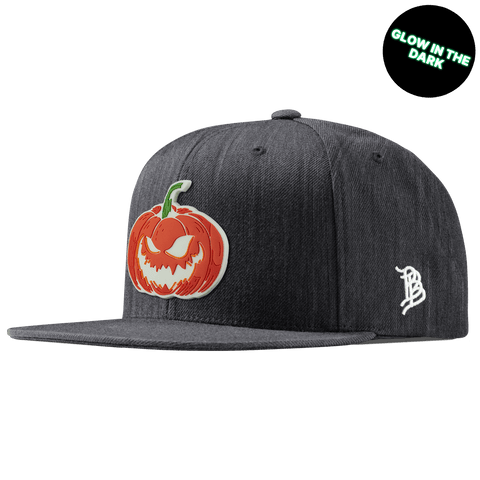 Jack-O-Lantern Glow Classic Snapback Charcoal