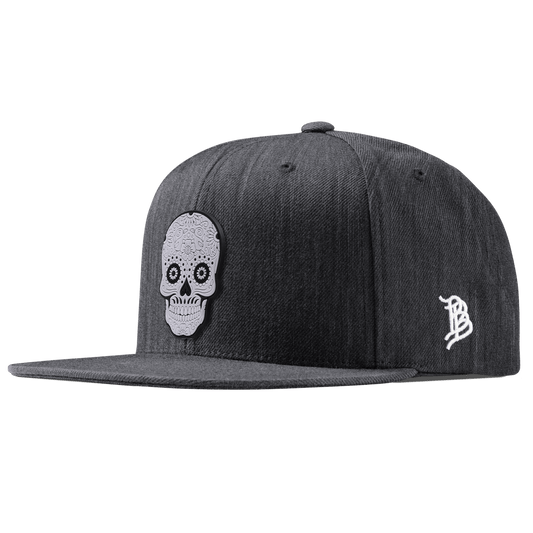 Sugar Skull PVC Classic Snapback Charcoal