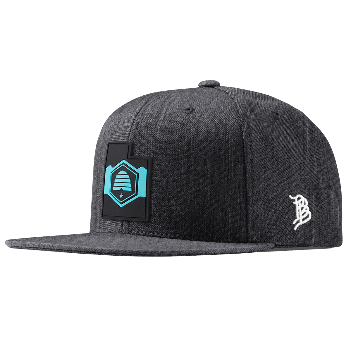 Utah Turquoise Classic Snapback Charcoal