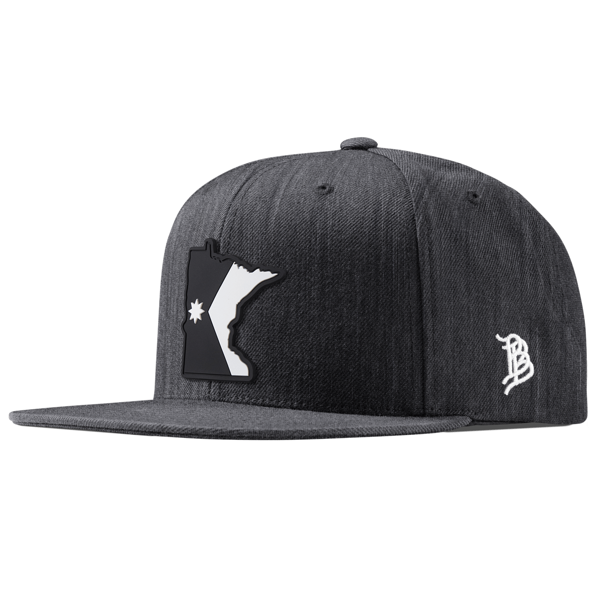 Minnesota Vintage Classic Snapback Charcoal