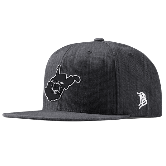 West Virginia Vintage Classic Snapback Charcoal