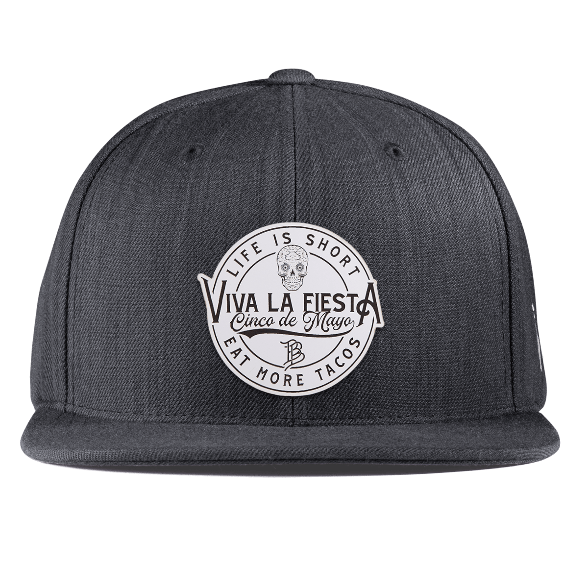 Branded Fiesta Essential Flat Snapback Charcoal