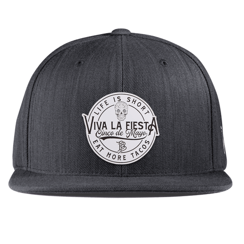 Branded Fiesta Essential Flat Snapback Charcoal
