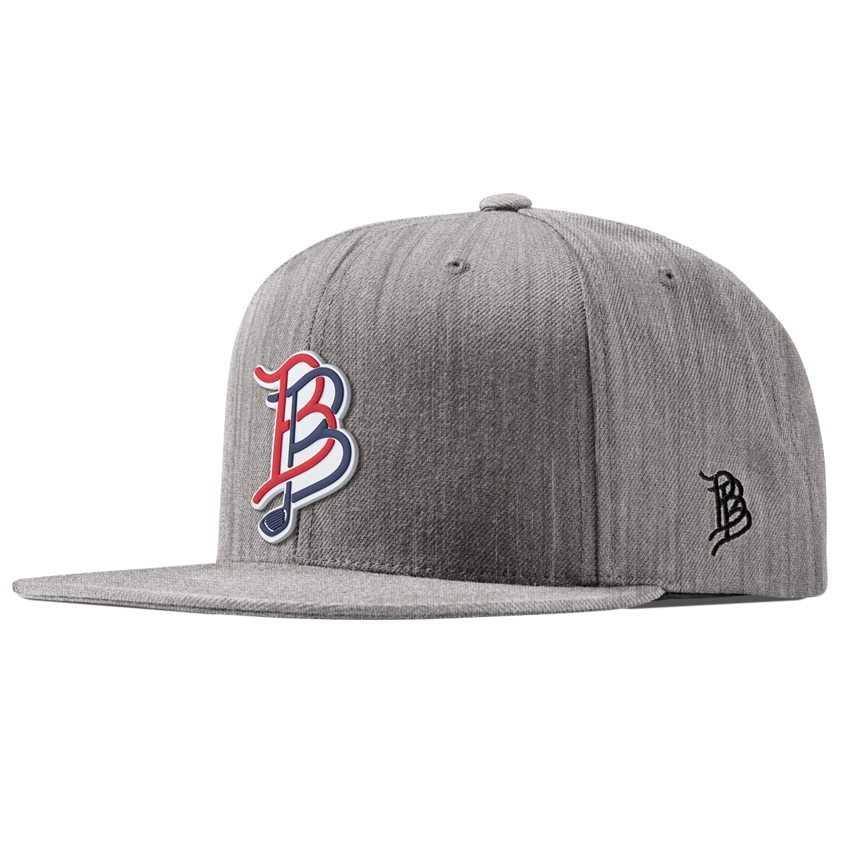 BB Golf USA Classic Snapback Heather Gray 