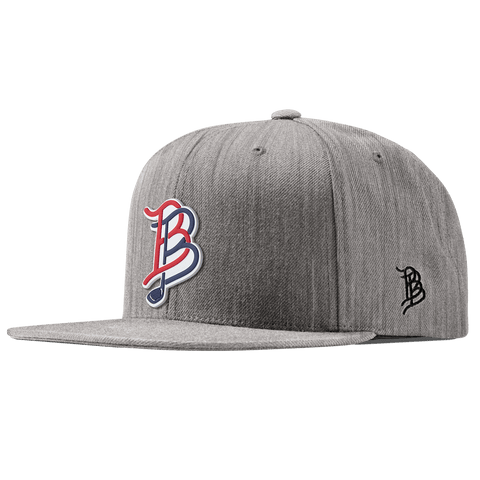 BB Golf USA Classic Snapback Heather Gray 