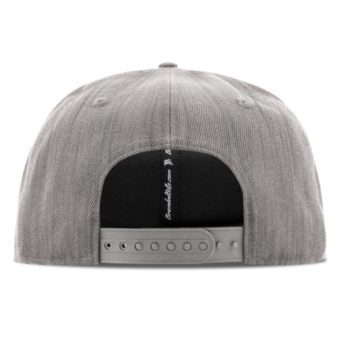 Coach Classic Snapback (Black Script) Back Heather Gray