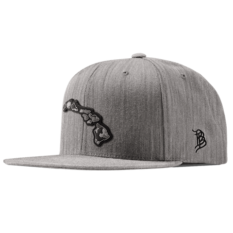 Hawaii Camo Classic Snapback Heather Gray