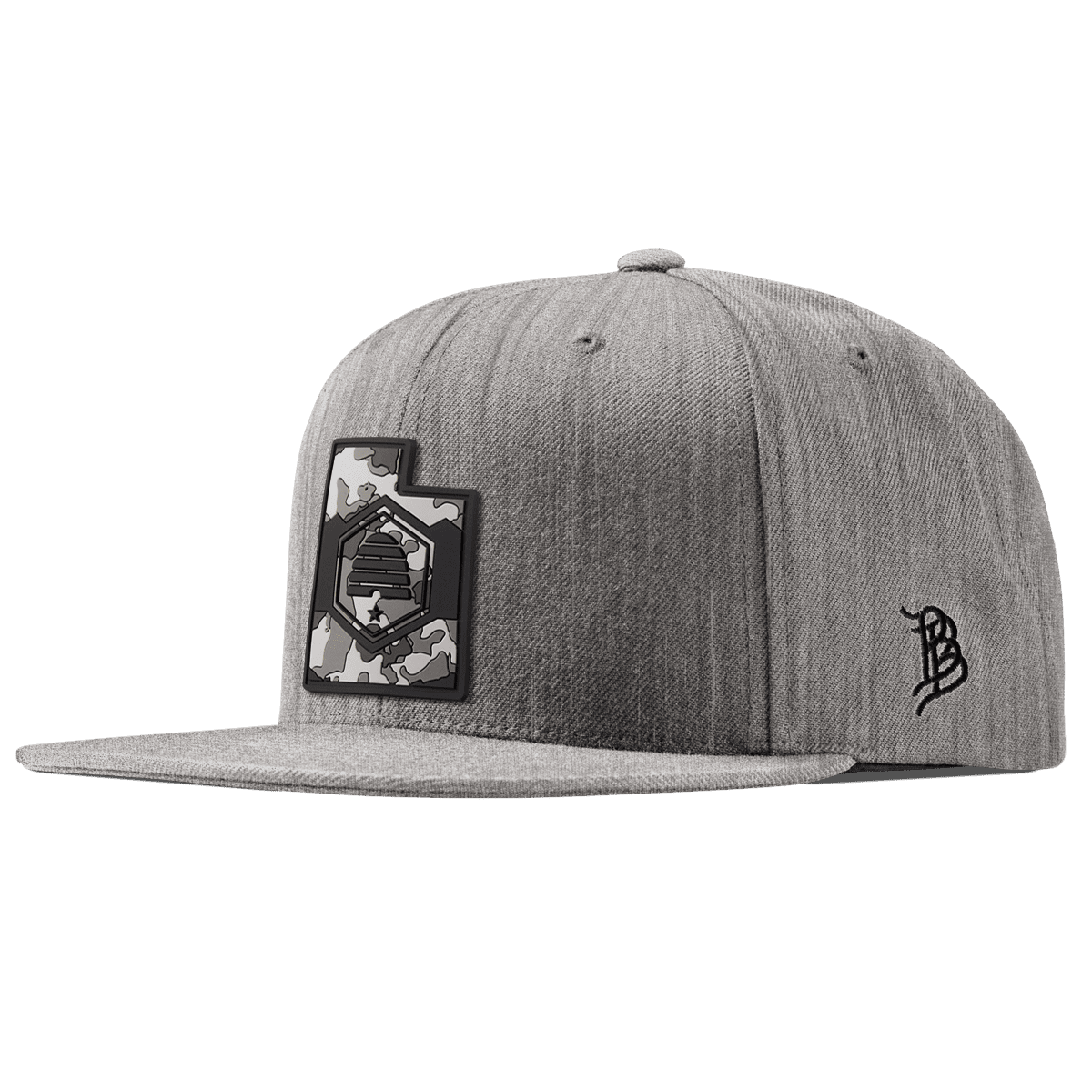 Utah Camo Classic Snapback Heather Gray