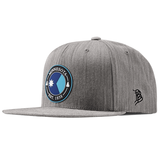 Minnesota Compass Classic Snapback Heather Gray   