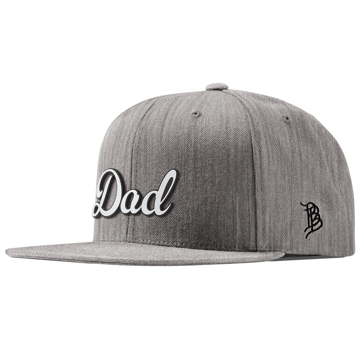 Dad Script Classic Snapback Heather Gray