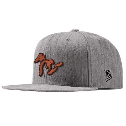 The Great Lakes Classic Snapback Heather Gray