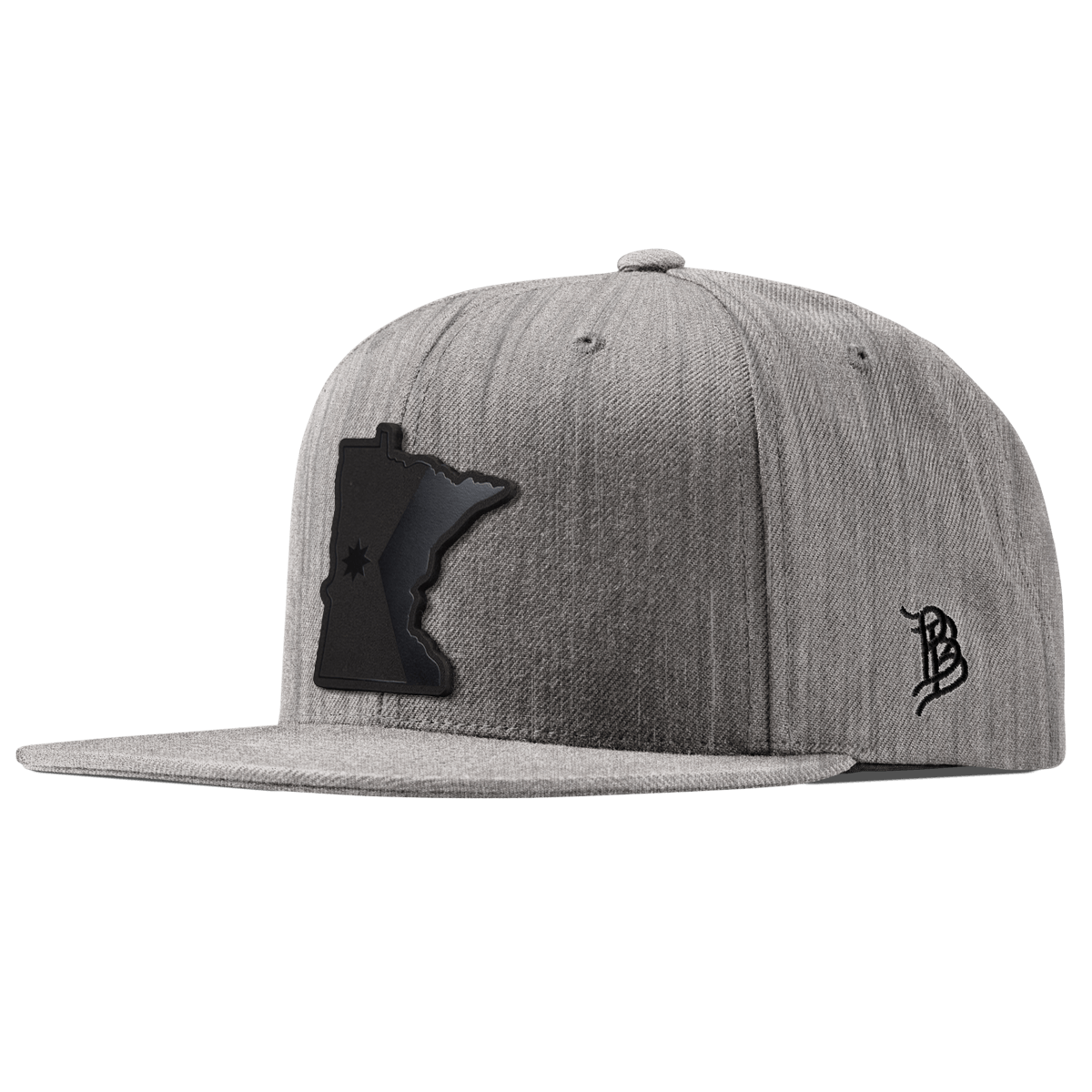 Minnesota 32 Midnight Classic Snapback Heather Gray   