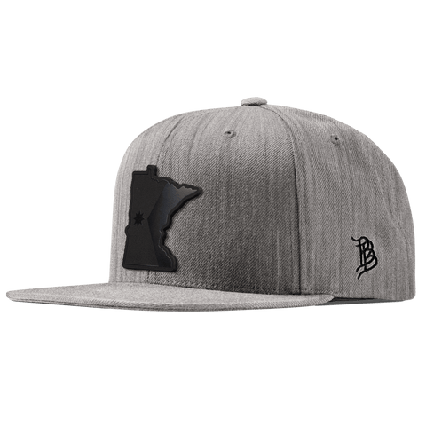 Minnesota 32 Midnight Classic Snapback Heather Gray   