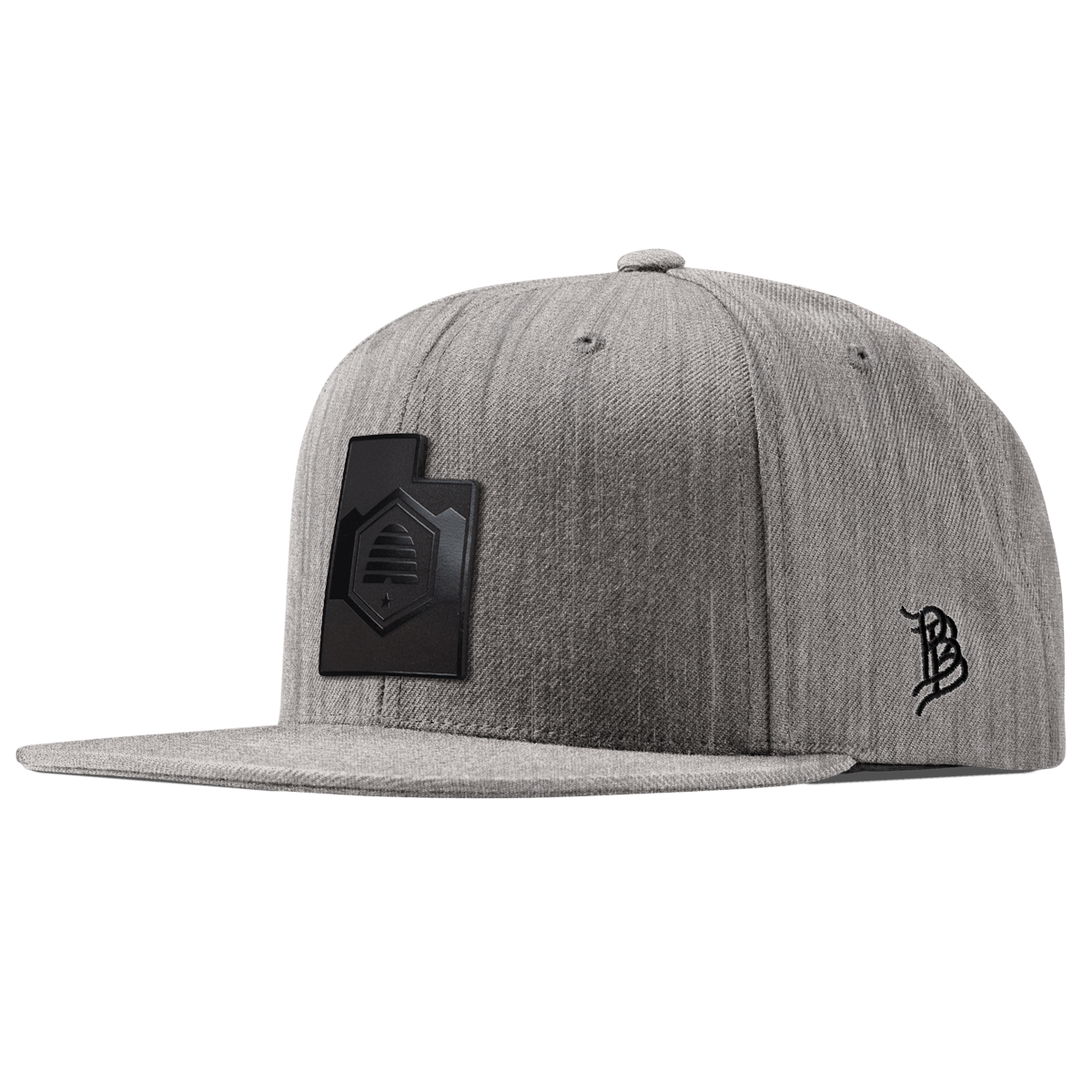 Utah 45 Midnight Classic Snapback Heather Gray 