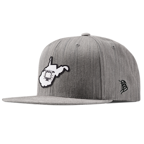 West Virginia Moonlight Classic Snapback Heather Gray