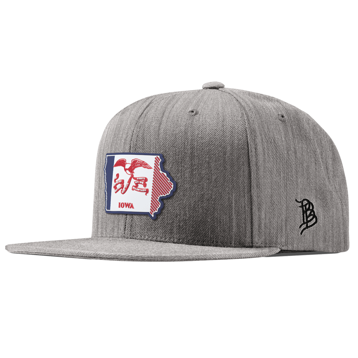 Iowa Patriot Series Classic Snapback Heather Gray