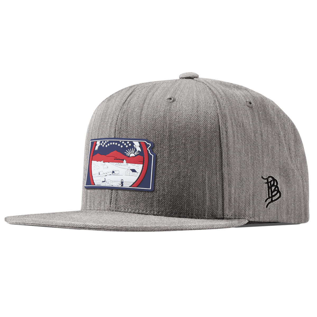 Kansas Patriot Series Classic Snapback Heather Gray