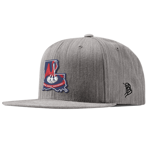 Louisiana Patriot Series Classic Snapback Heather Gray