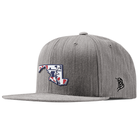 Maryland Patriot Series Classic Snapback Heather Gray