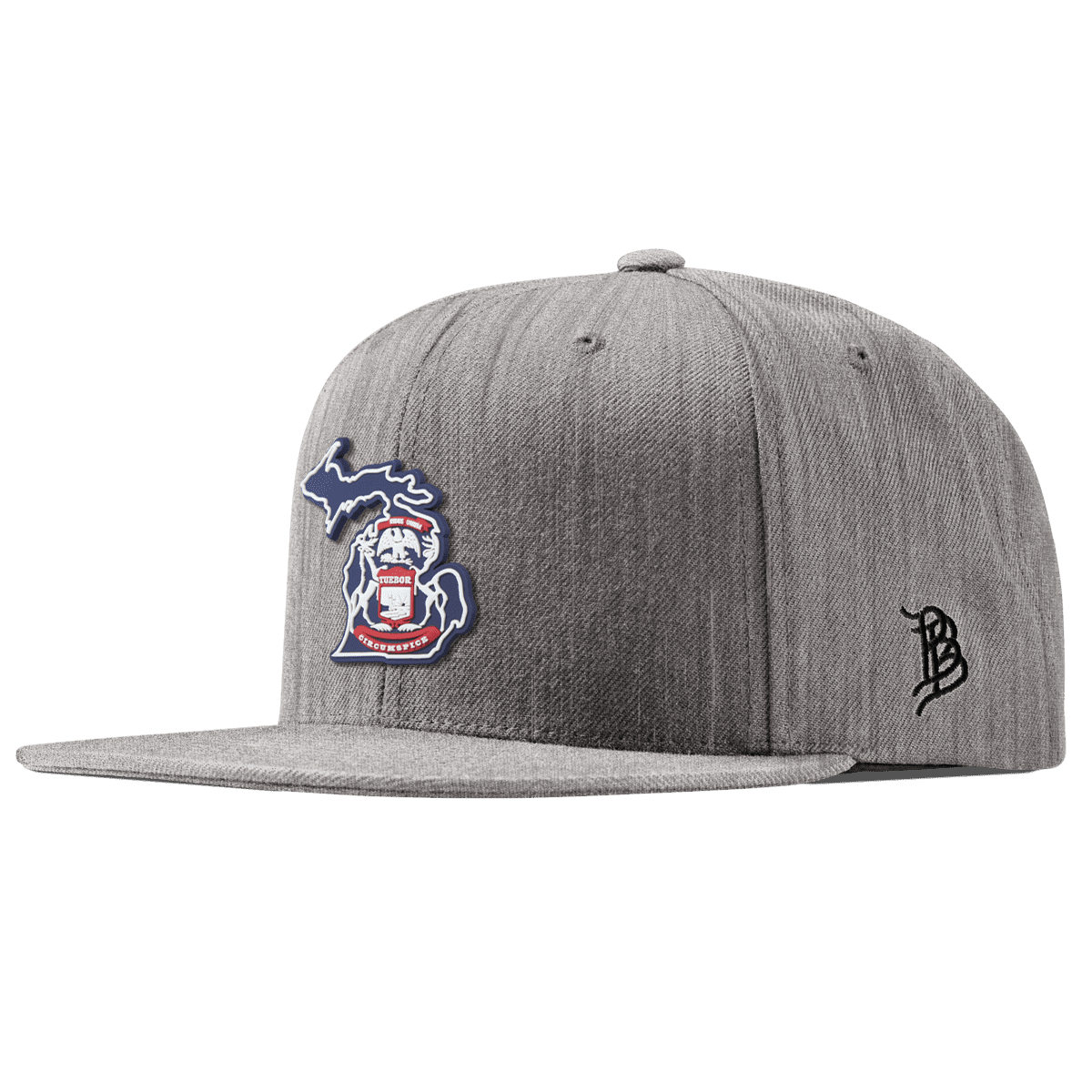 Michigan Patriot Series Classic Snapback Heather Gray