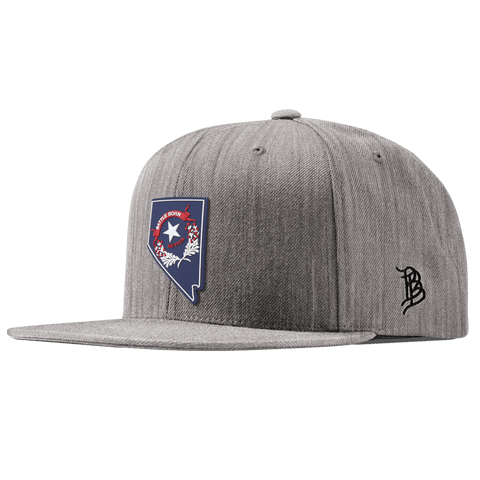 Nevada Patriot Series Classic Snapback Heather Gray