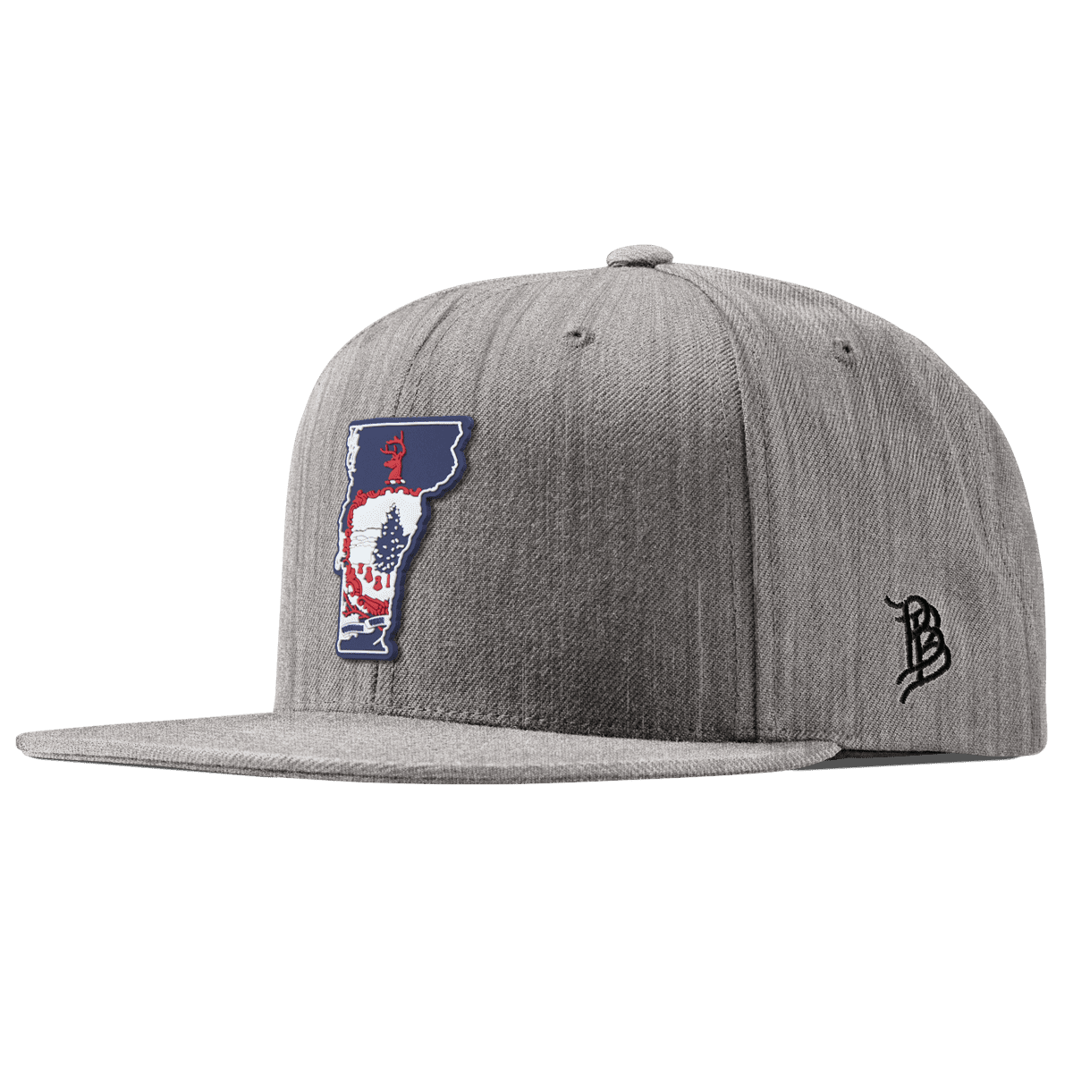 Vermont Patriot Series Classic Snapback Heather Gray