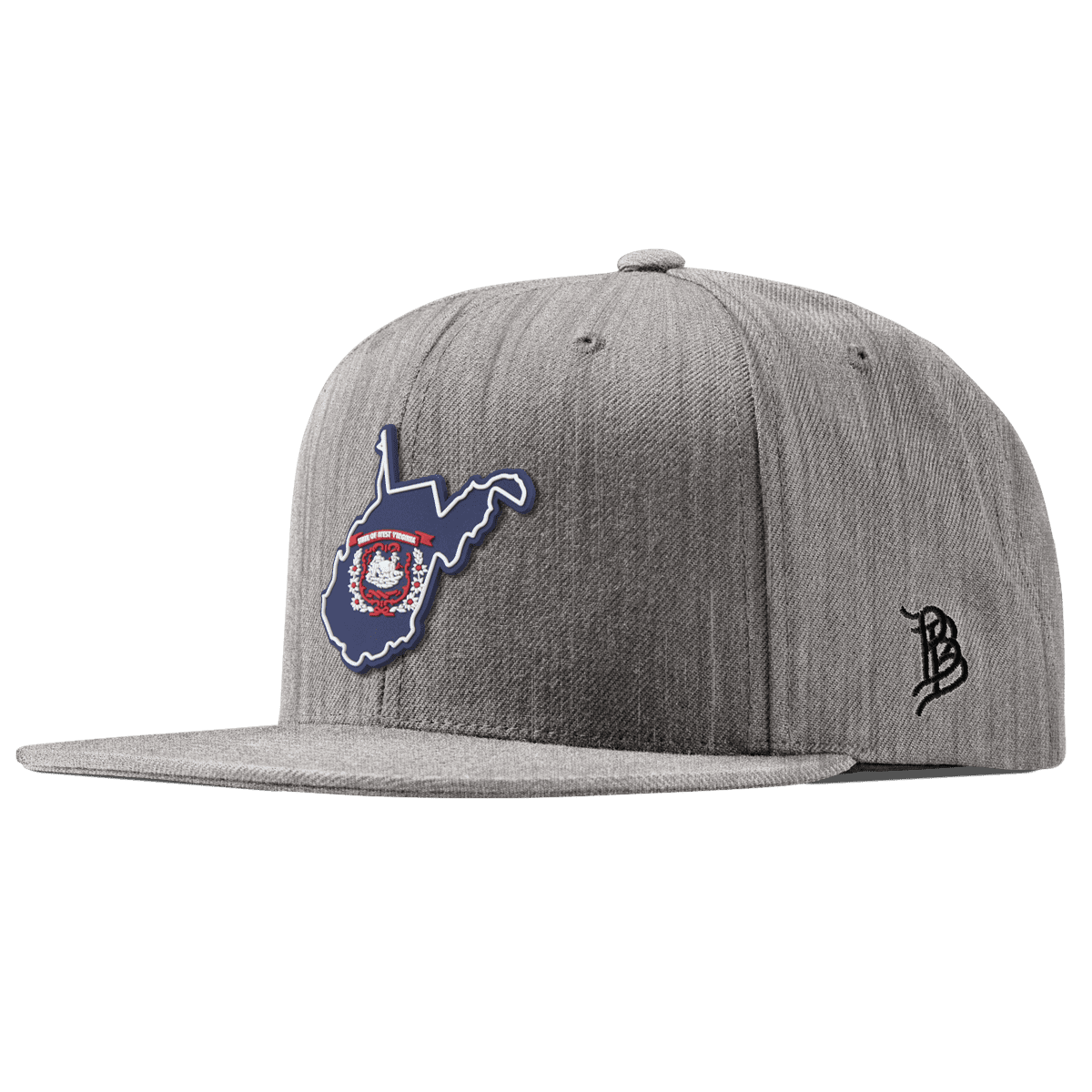 West Virginia Patriot Series Classic Snapback Heather Gray