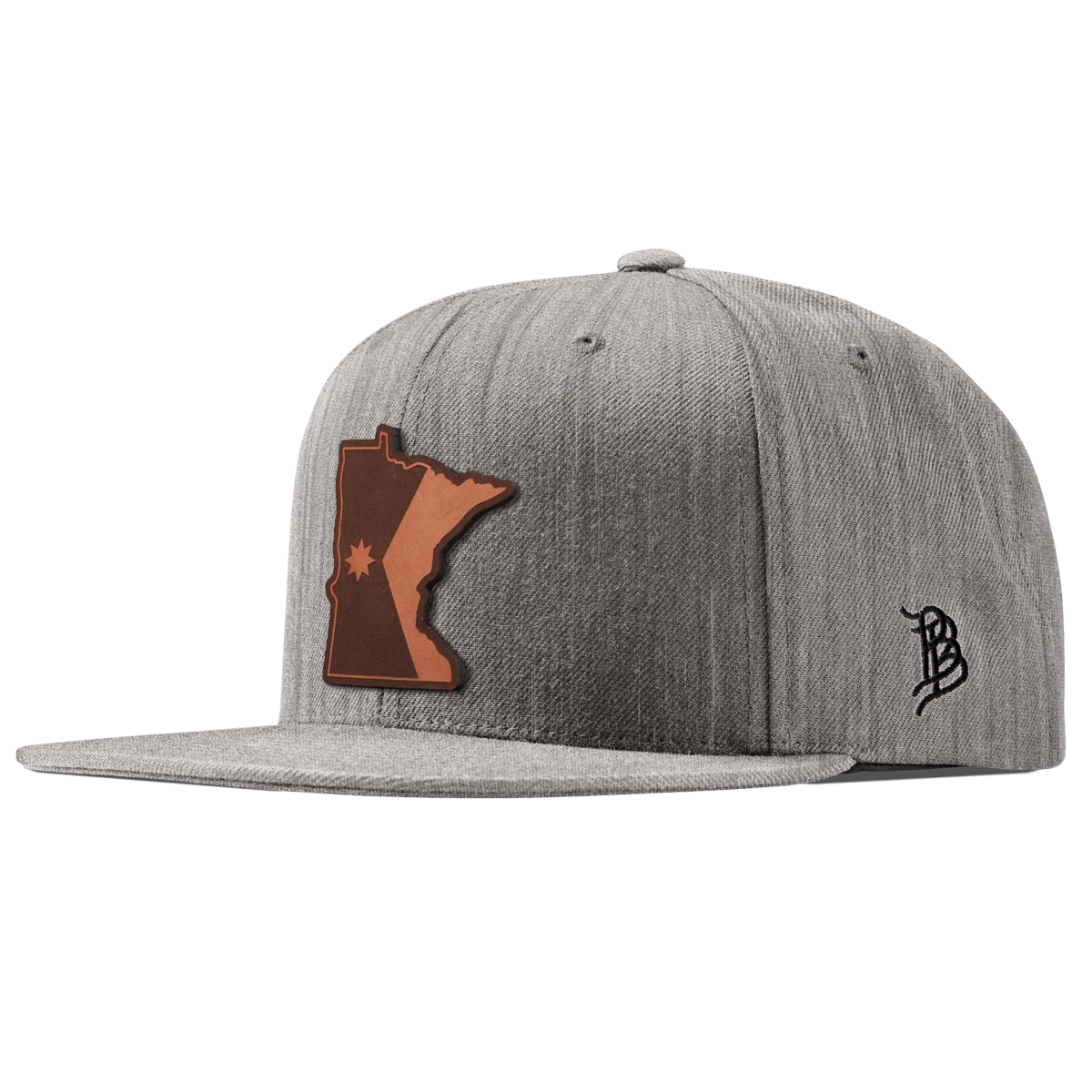 Minnesota 32 Classic Snapback Heather Gray   