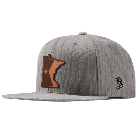 Minnesota 32 Classic Snapback Heather Gray   