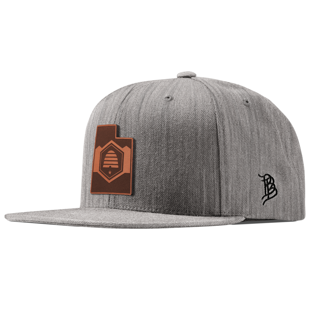 Utah 45 Classic Snapback Heather Gray 