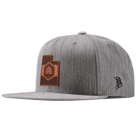 Utah 45 Classic Snapback Heather Gray 